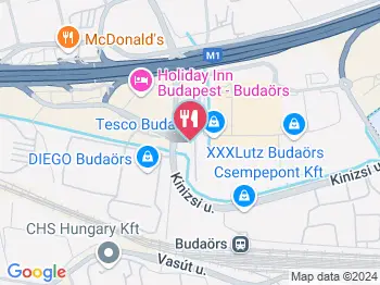 Belfrit - Tesco Budaörs a térképen