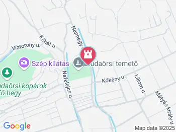 Csulits-kápolna Budaörs a térképen
