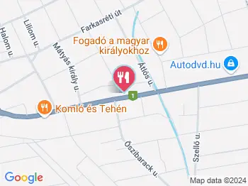 Erika Salátázója Budaörs a térképen