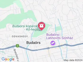 Gubóvirág Tanösvény Budaörs a térképen