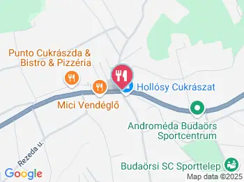 Hollósy Cukrászat Budaörs a térképen
