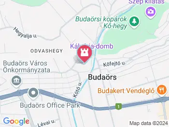Kálvária-domb Budaörs a térképen