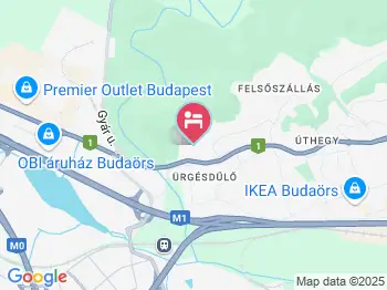 Kiadó családiház Budaörs a térképen