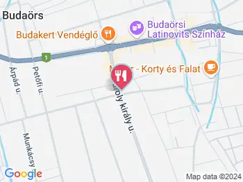 Lábaska Házias Étkezde Budaörs a térképen