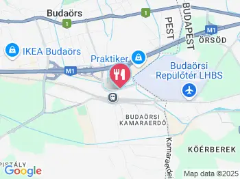 Musztáng Vendéglő & Panzió Budaörs a térképen