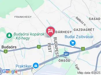 Panoráma Vendégház Panzió Budaörs a térképen