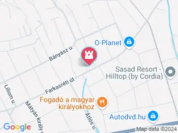 Starentanz-kápolna Budaörs a térképen