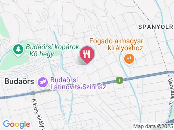 Suhajda Cukrászda Budaörs a térképen