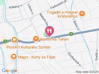 Zsíros Kenyér Pub & Gastro Yard Budaörs a térképen