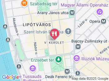 0,75 Bistro Budapest a térképen