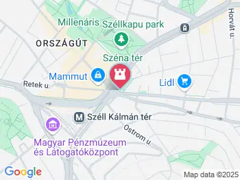 1956 emlékoszlopa Budapest a térképen