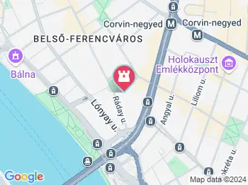 1956-os emlékmű - Bakáts tér Budapest a térképen