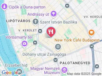 2 Spaghi Budapest a térképen