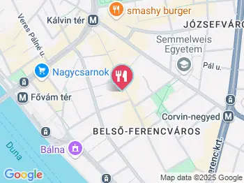 2 Spaghi Ráday Budapest a térképen