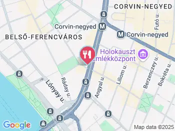 2K söröző Budapest a térképen