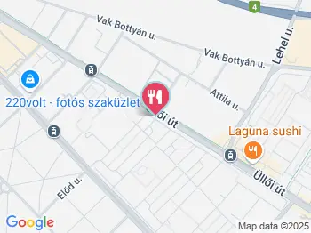 365 Ramen Budapest a térképen