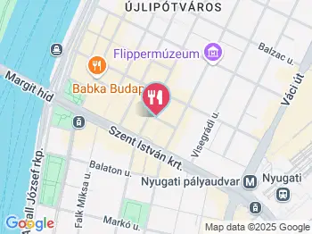 42 Gastro & Art Restaurant Budapest a térképen