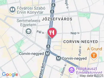 4es6os Corvin Budapest a térképen