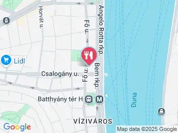 50 Minutes Budapest a térképen