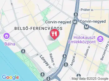 500 Szempár Étterem Budapest a térképen