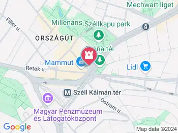 '56-os emlékmű Budapest a térképen