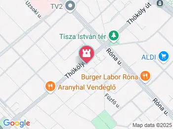 56-os Thököly úti mártírok emlékműve Budapest a térképen