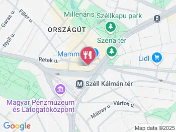 á table! - Retek utca Budapest a térképen