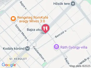 A99 Coffee Shop Budapest a térképen