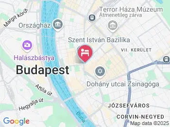 Activity Hostel Budapest a térképen