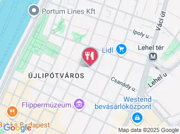 Ádám Kisvendéglő Budapest a térképen