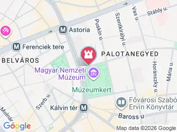 Ádám-palota Budapest a térképen