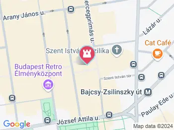 Advent Bazilika Budapest a térképen