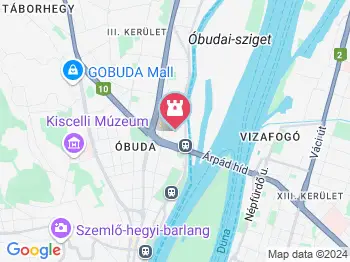 Advent Óbudán Budapest a térképen
