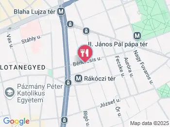 Afrikai Büfé Budapest a térképen