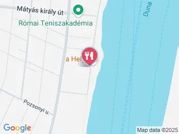 aHely Étterem Budapest a térképen