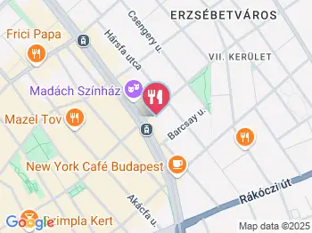 Ahoj Csehó Food Budapest a térképen