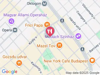 Akácfa Étkezde Budapest a térképen