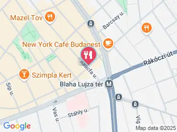 Akácfa Söröző Budapest a térképen