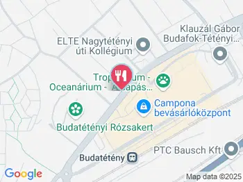 Akácos Vendéglő Budapest a térképen