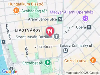 Akademia Italia Budapest a térképen