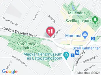 Alcapone Pizzéria Budapest a térképen