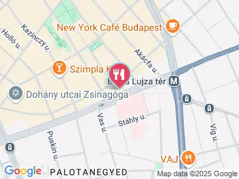 Alcatraz Music Club Budapest a térképen