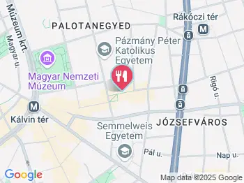 Aldente on the Road Budapest a térképen