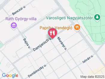 Alesia Pékség Budapest a térképen