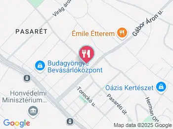 Alessio Café Budapest a térképen