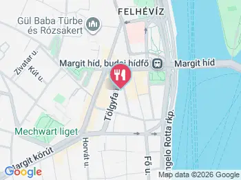 Alexis - Margit Palace Budapest a térképen