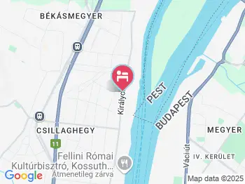 Alfa Art Hotel Budapest a térképen