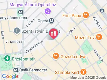 Allday Cafe Budapest a térképen