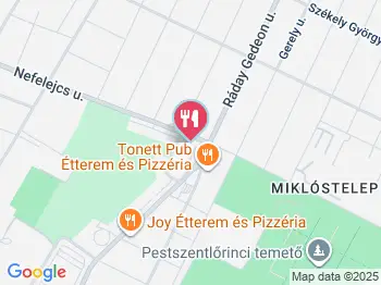 Allos Gyros Pestszentlőrinc Budapest a térképen