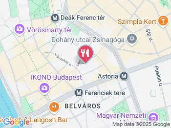 Alma Nomad Bakery Budapest a térképen